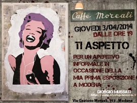 Inaugurazione Mostra al Caffè Moreali